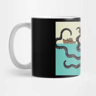 AKKOROKAMUI Giant Sea Monster Ocean Octopus Cryptid - UnBlink Studio by Jackie Tahara Mug